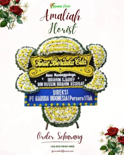 Papan Bunga Duka di Gadingrejo