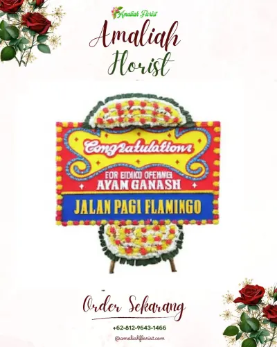 Bunga Papan Congratulation di Gadingrejo